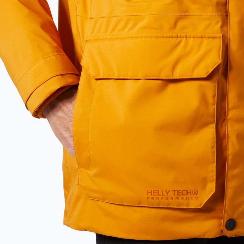 Kurtka zimowa męska Helly Hansen Reine Parka mustard 6