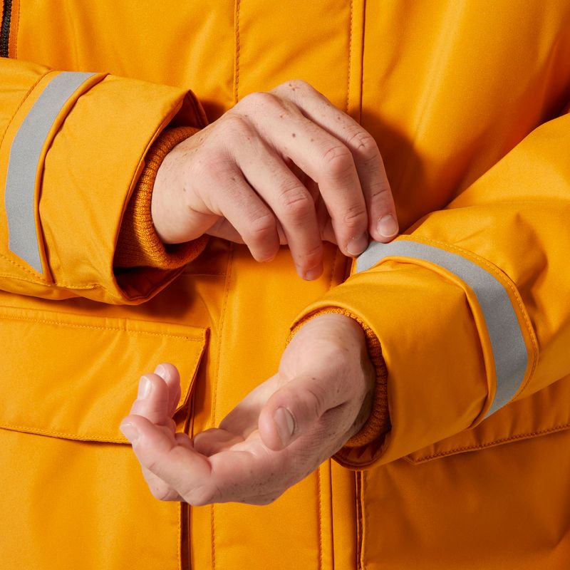 Kurtka zimowa męska Helly Hansen Reine Parka mustard 7