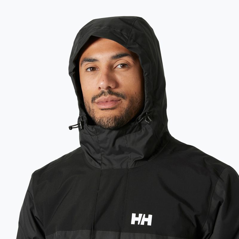 Kurtka przeciwdeszczowa męska Helly Hansen Vancouver Fleece Lined ebony 3