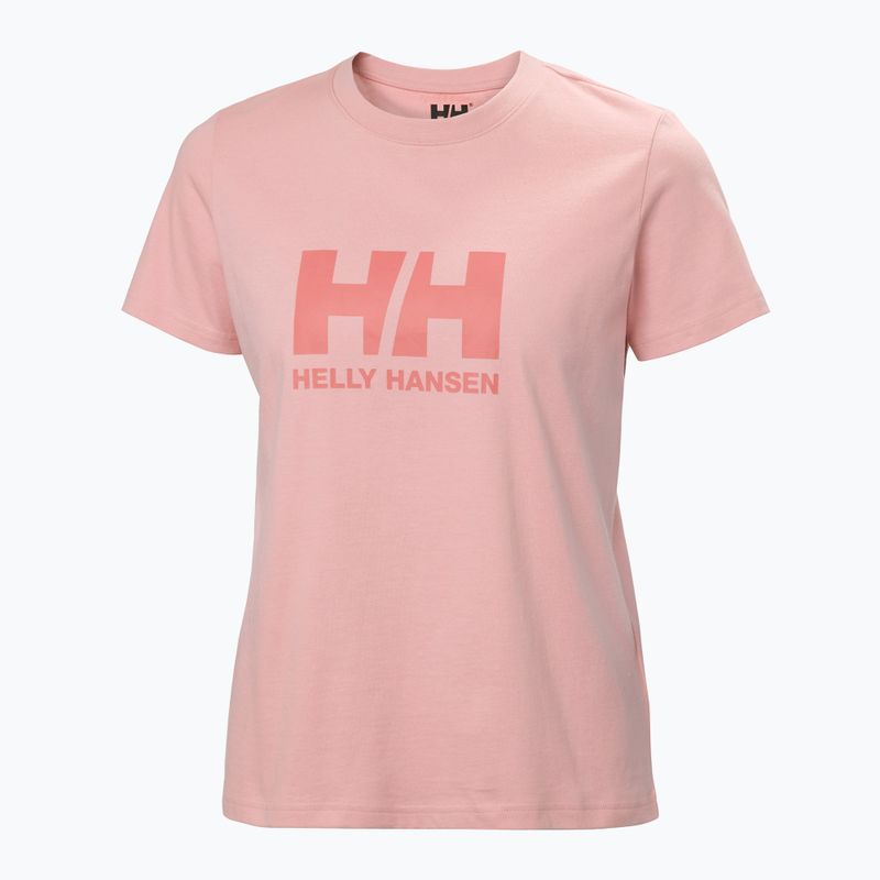 Koszulka damska Helly Hansen Logo 3.0 pink salt 4