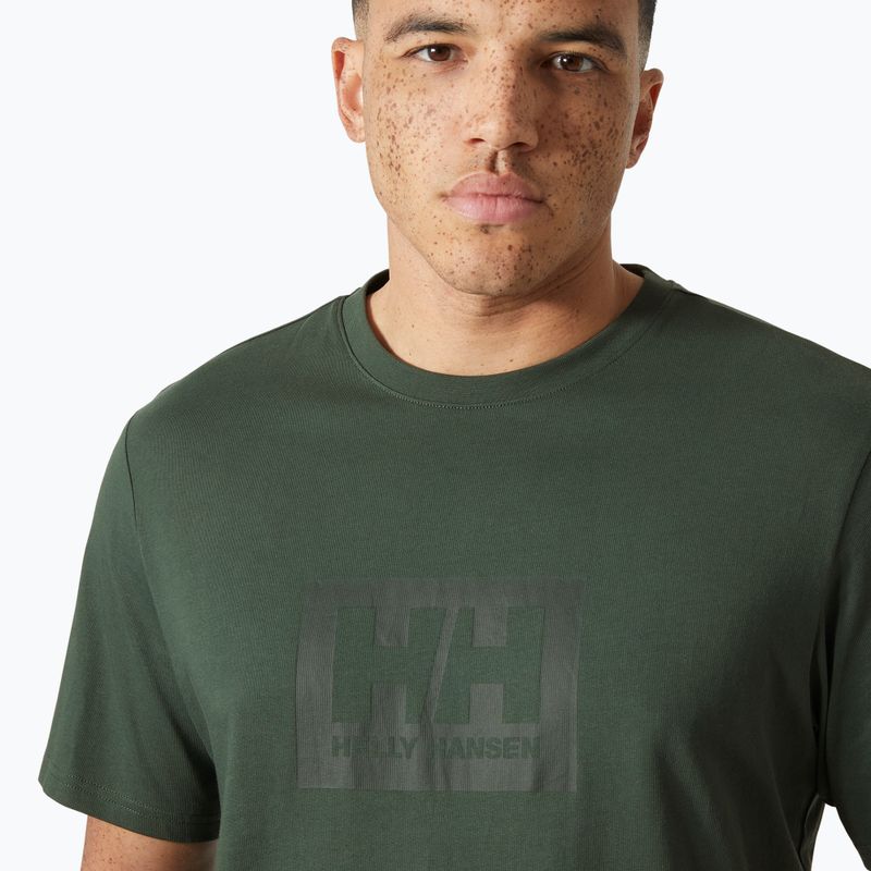 Koszulka męska Helly Hansen Box T 2.0 jungle green 3