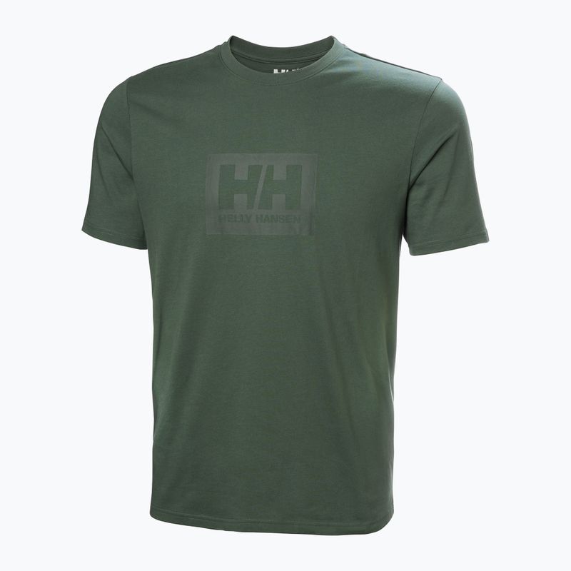 Koszulka męska Helly Hansen Box T 2.0 jungle green 4