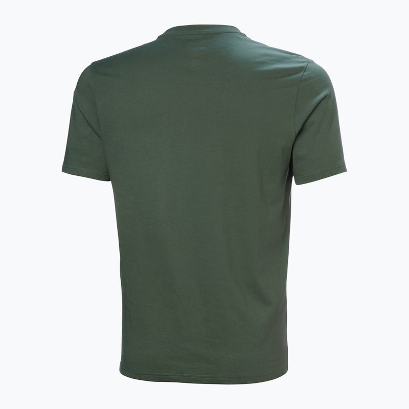 Koszulka męska Helly Hansen Box T 2.0 jungle green 5