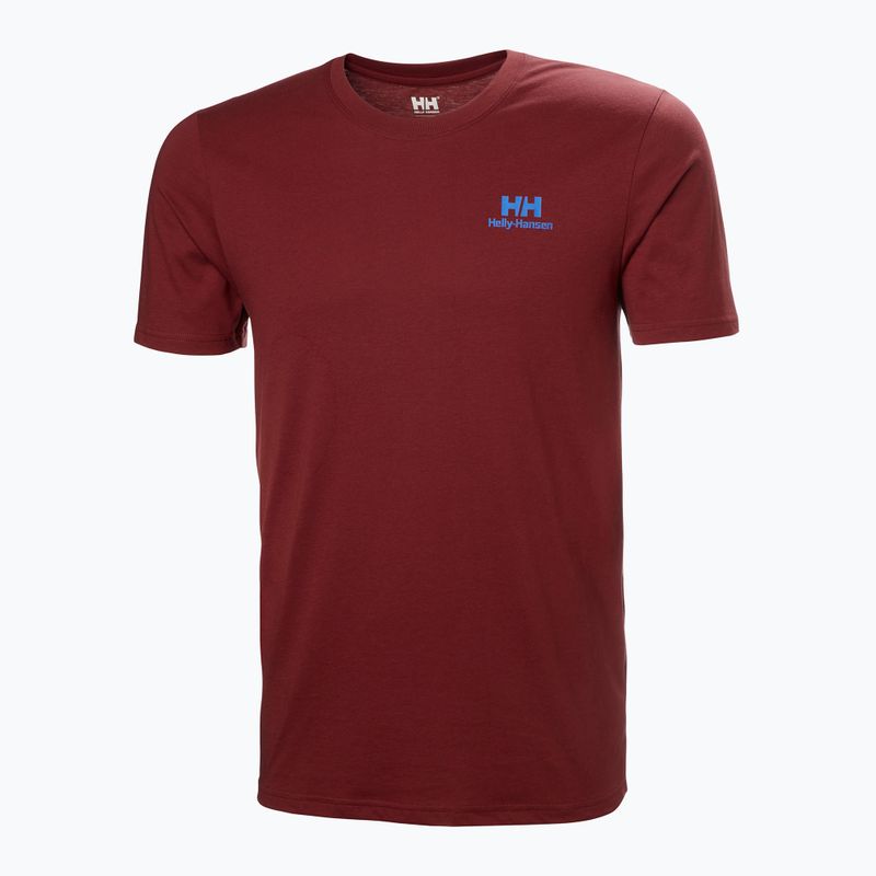 Koszulka męska Helly Hansen Nord Graphic mars red 4