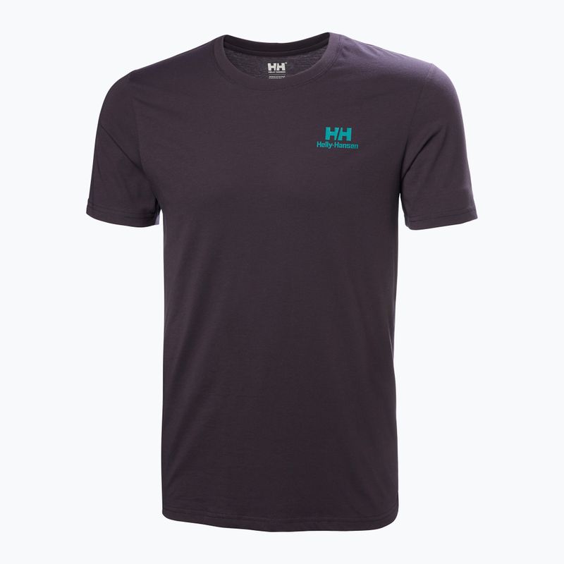 Koszulka męska Helly Hansen Nord Graphic black grape 4