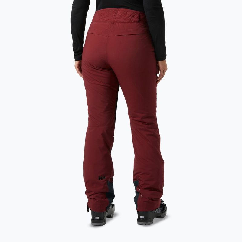 Spodnie narciarskie damskie Helly Hansen Legendary Insulated mars red 2