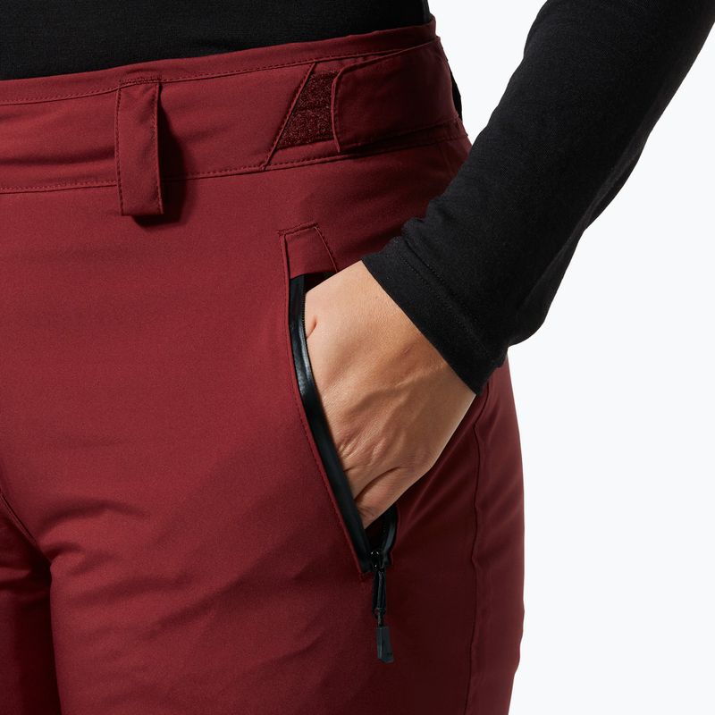 Spodnie narciarskie damskie Helly Hansen Legendary Insulated mars red 4
