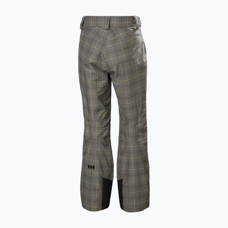 Spodnie narciarskie męskie Helly Hansen Legendary Insulated pebble broxburn plaid aop 2