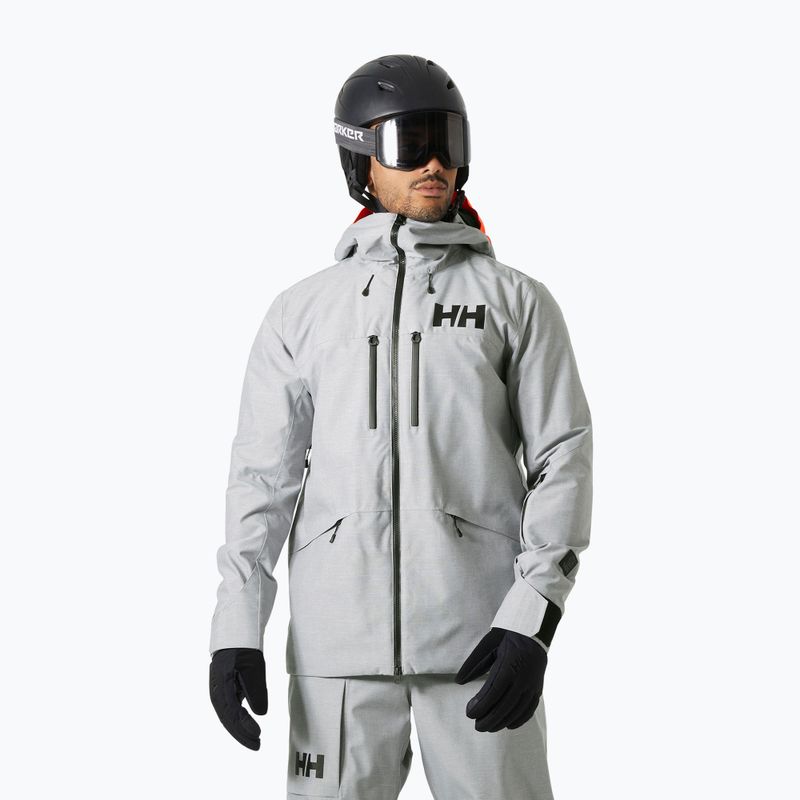 Kurtka narciarska męska Helly Hansen Garibaldi 2.0 grey/melange