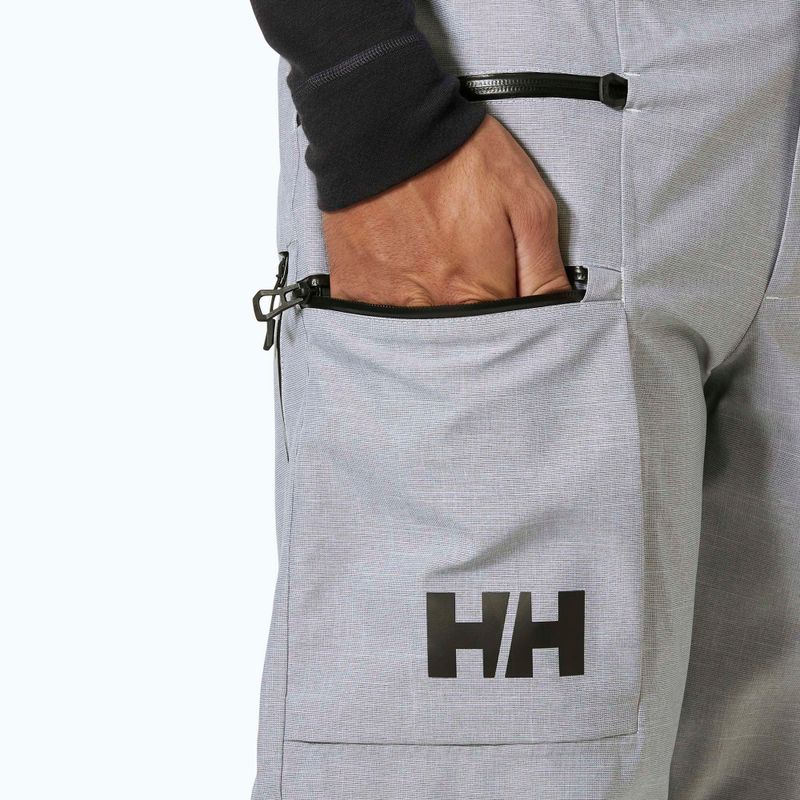 Spodnie narciarskie męskie Helly Hansen Garibaldi 2.0 grey/melange 4