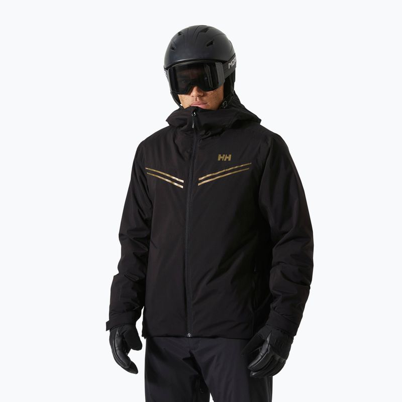 Kurtka narciarska męska Helly Hansen Alpine Insulated black/gold