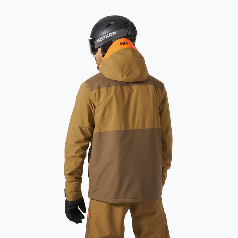 Kurtka narciarska męska Helly Hansen Powdreamer 2.0 sepia 2