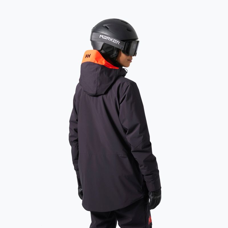 Kurtka narciarska damska Helly Hansen Whitewall Lifaloft 3.0 black grape 2