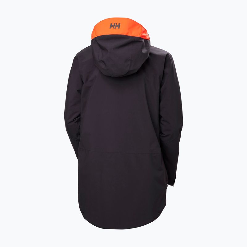 Kurtka narciarska damska Helly Hansen Whitewall Lifaloft 3.0 black grape 11
