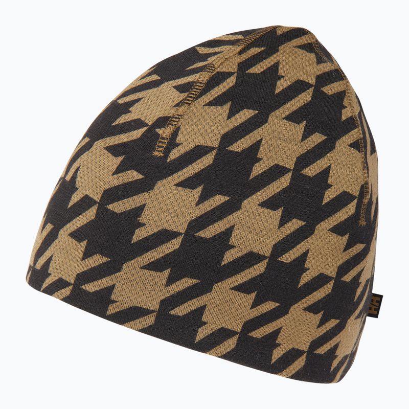 Czapka zimowa Helly Hansen Lifa Merino sepia houndstooth aop