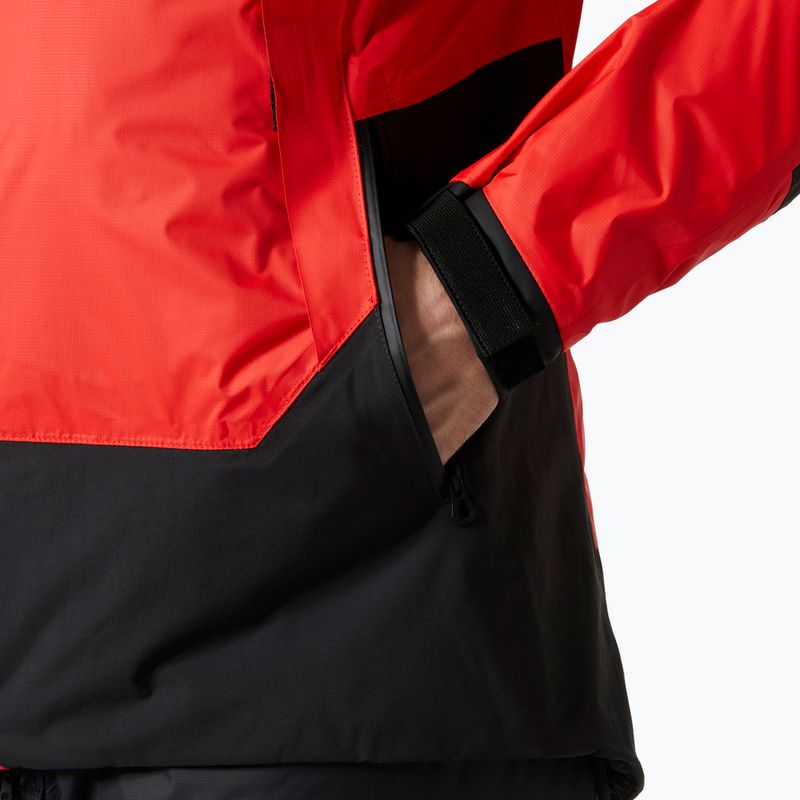 Kurtka żeglarska Helly Hansen Aegir Midlayer alert red 5
