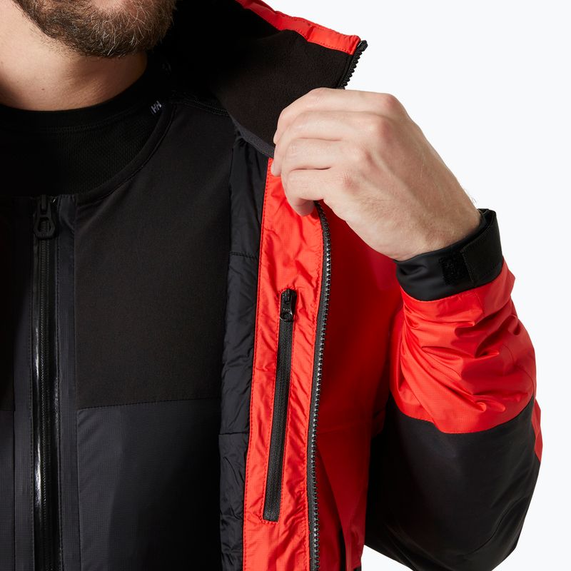 Kurtka żeglarska Helly Hansen Aegir Midlayer alert red 7