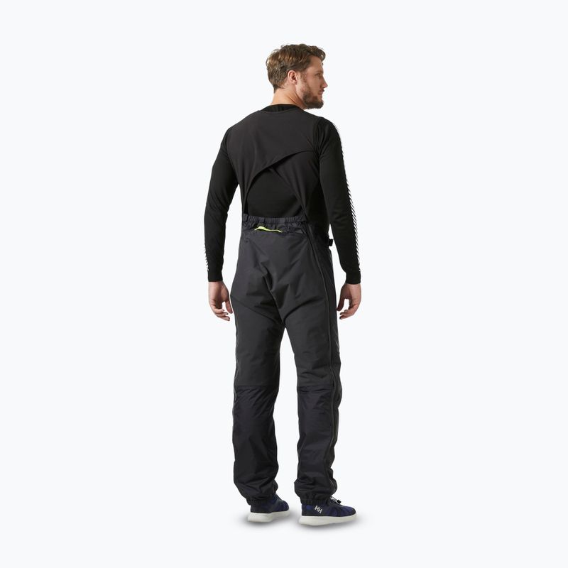 Spodnie żeglarskie Helly Hansen Aegir Midlayer Salopette black 2