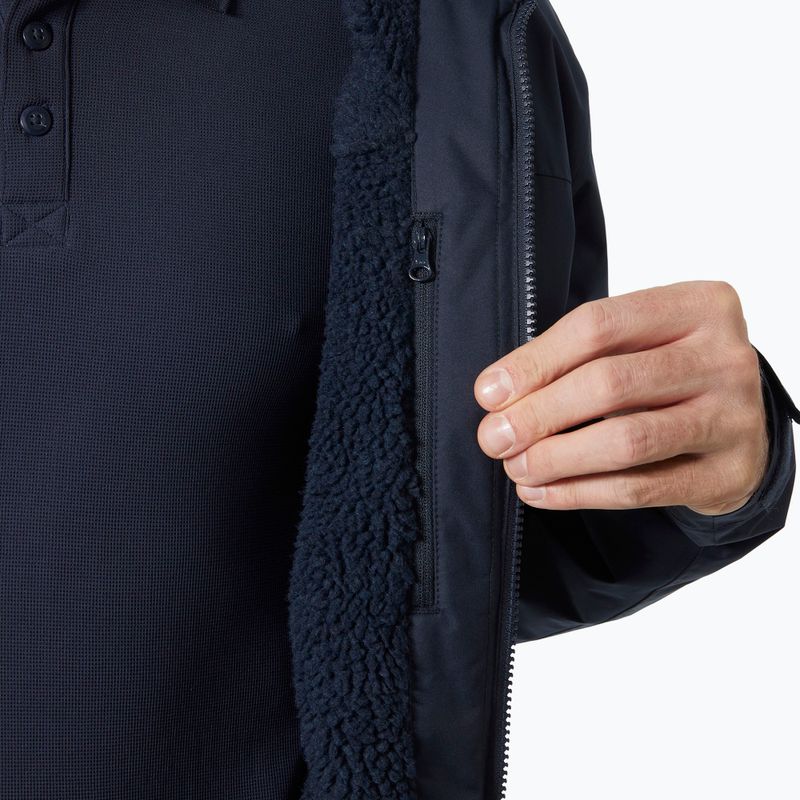 Kurtka żeglarska męska Helly Hansen Crew Hooded Pile navy 4
