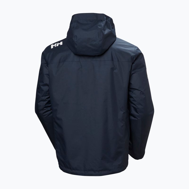 Kurtka żeglarska męska Helly Hansen Crew Hooded Pile navy 7