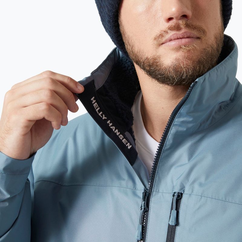Kurtka żeglarska męska Helly Hansen Crew Hooded Pile washed navy 2