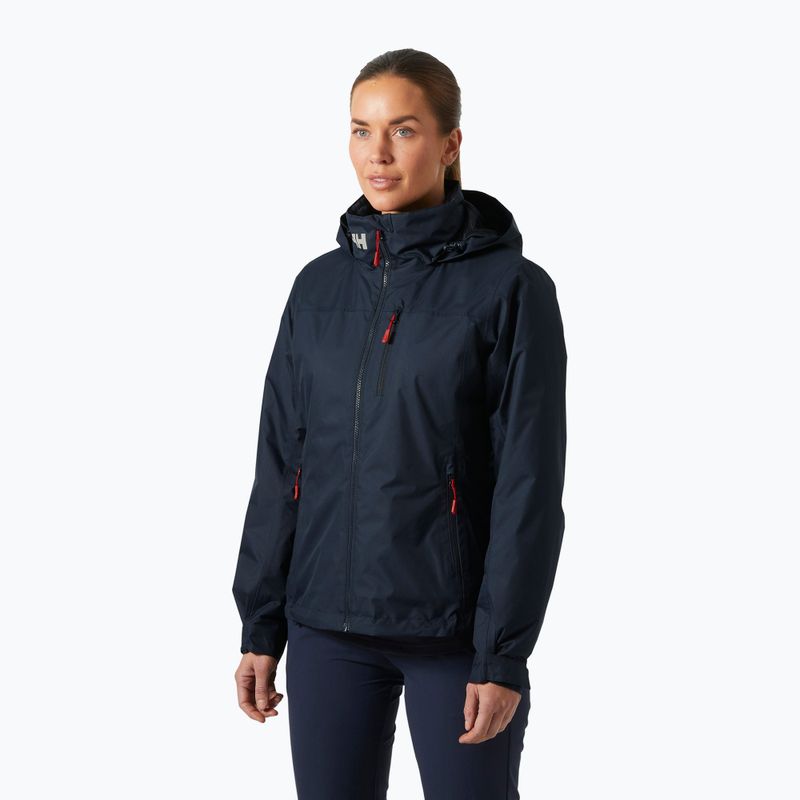 Kurtka żeglarska damska Helly Hansen Crew Hooded Pile navy