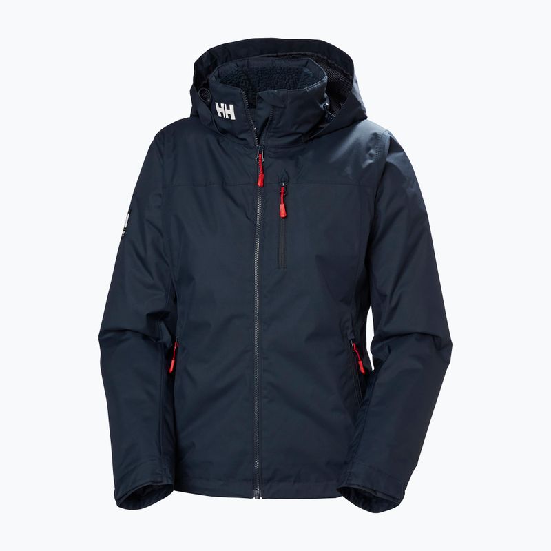 Kurtka żeglarska damska Helly Hansen Crew Hooded Pile navy 10
