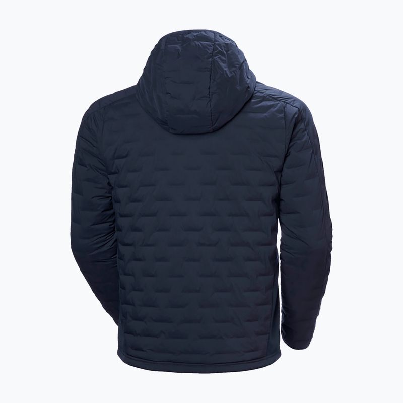 Kurtka hybrydowa męska Helly Hansen HP Hybrid Stretch Hooded Insulator navy 4