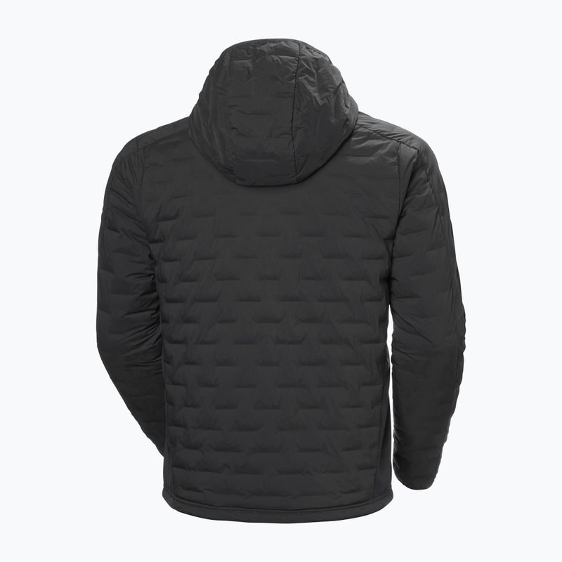 Kurtka hybrydowa męska Helly Hansen HP Hybrid Stretch Hooded Insulator ebony 7