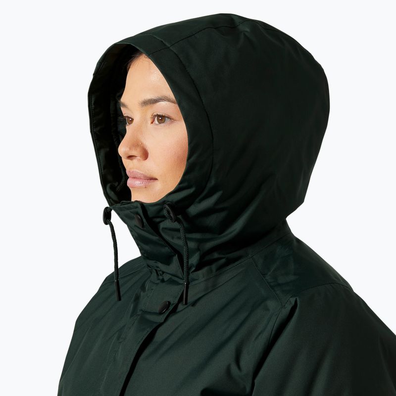 Płaszcz ocieplany damski Helly Hansen Classic Insulated Trench dark jungle 3