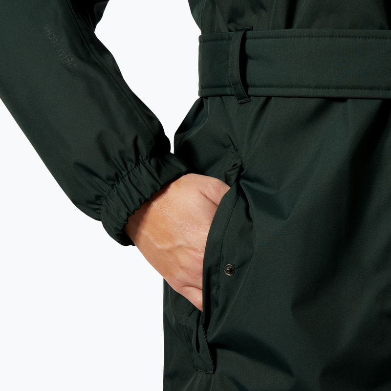 Płaszcz ocieplany damski Helly Hansen Classic Insulated Trench dark jungle 4