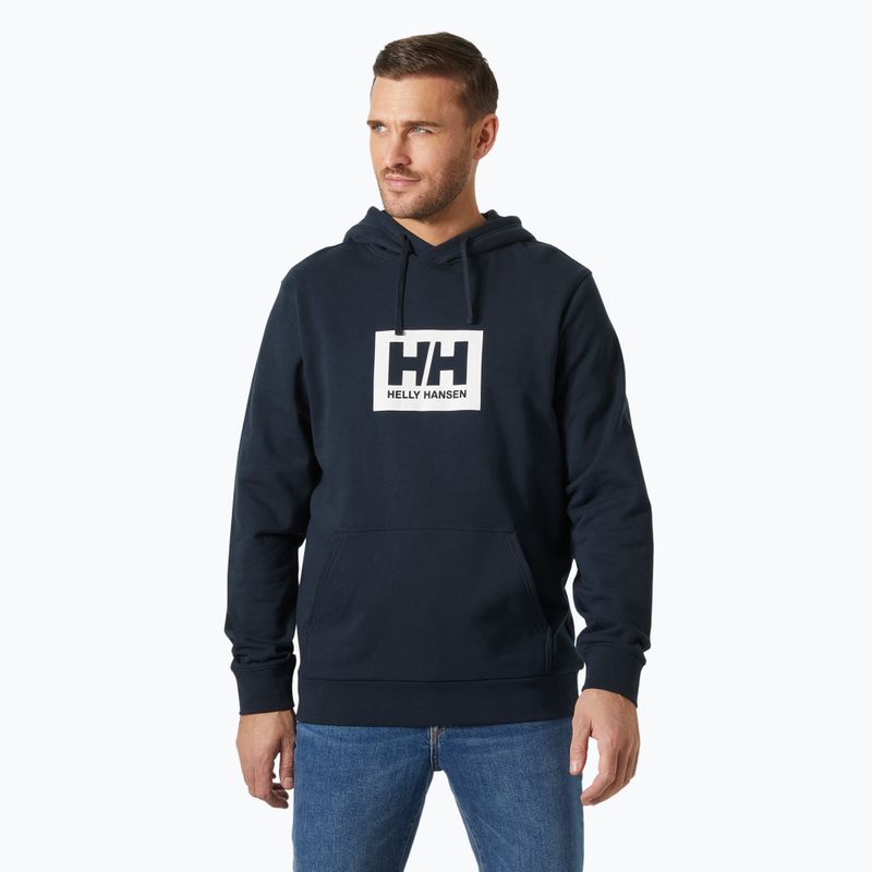 Bluza męska Helly Hansen Box Hoodie navy