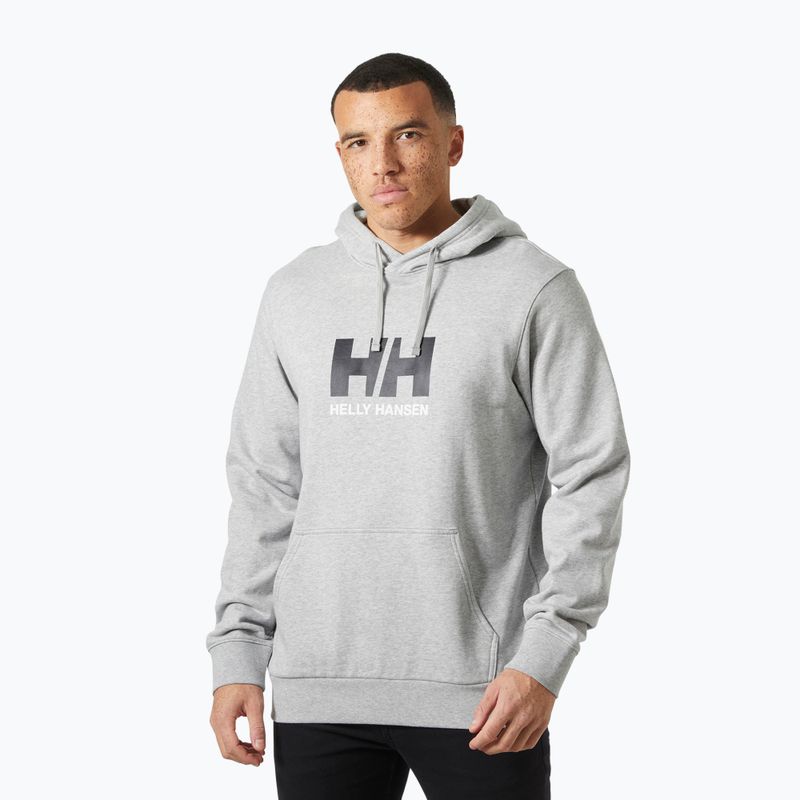 Bluza męska Helly Hansen HH Logo Hoodie grey/melange