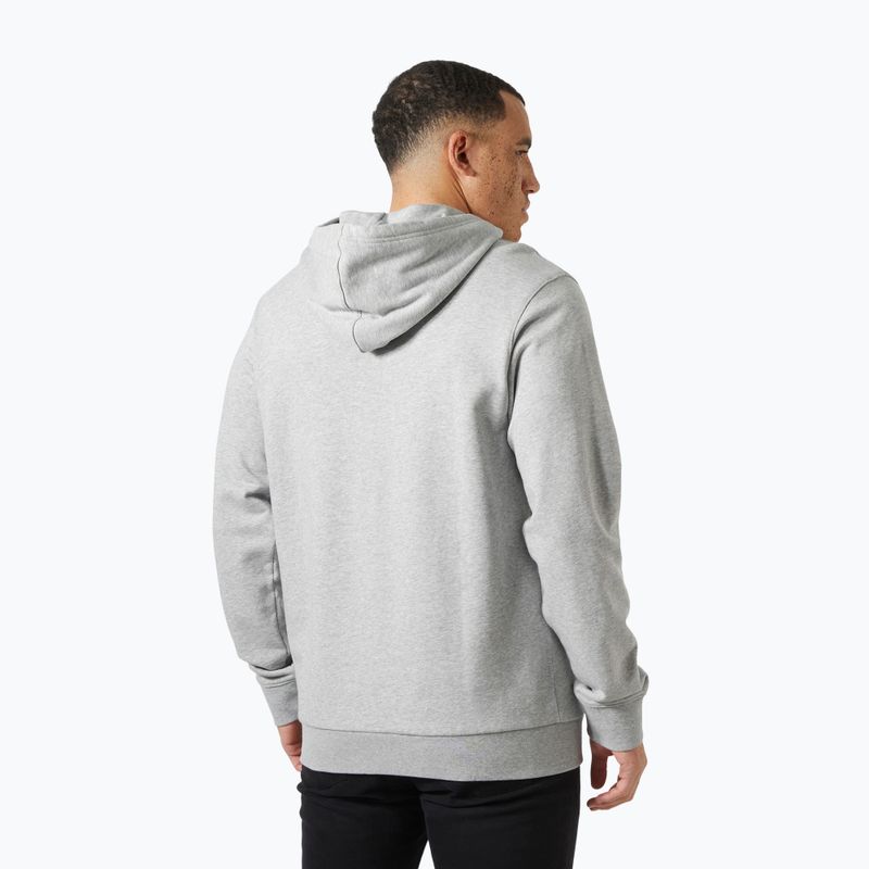Bluza męska Helly Hansen HH Logo Hoodie grey/melange 2