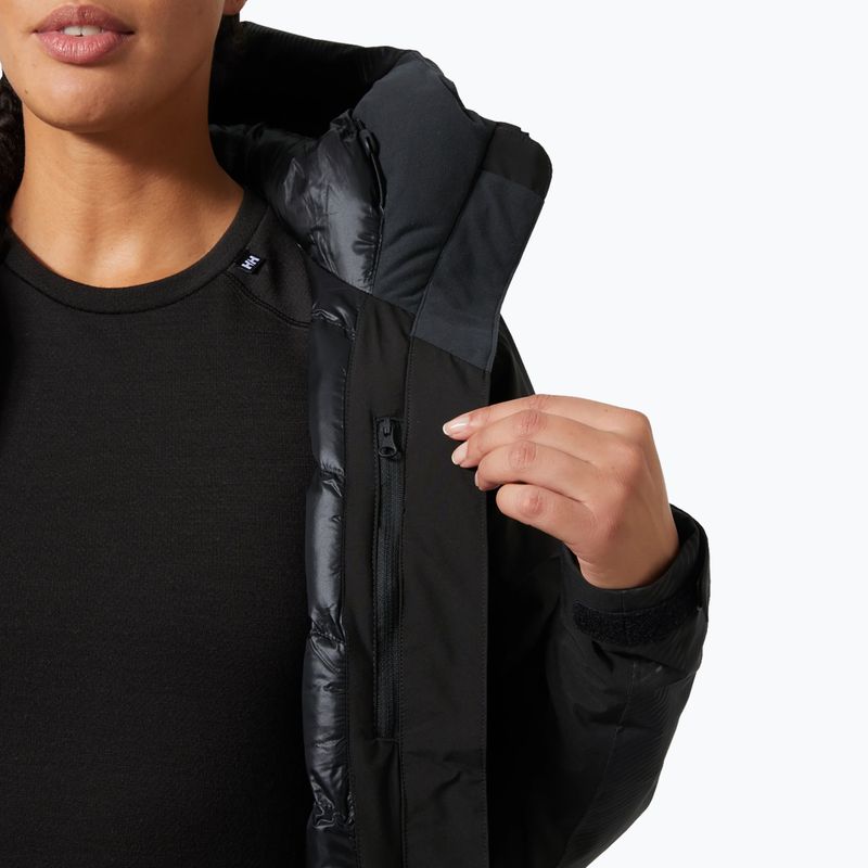 Kurtka narciarska damska Helly Hansen Valdisere 3.0 black embossed stripes 8