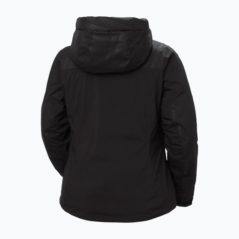 Kurtka narciarska damska Helly Hansen Valdisere 3.0 black embossed stripes 11