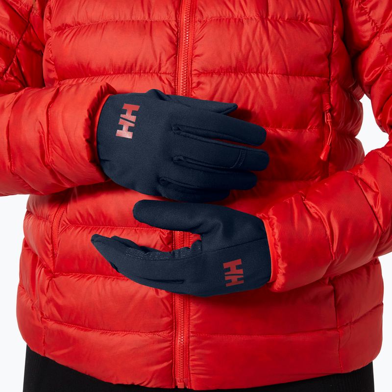 Rękawiczki trekkingowe Helly Hansen Hardface Fleece Touch navy 3