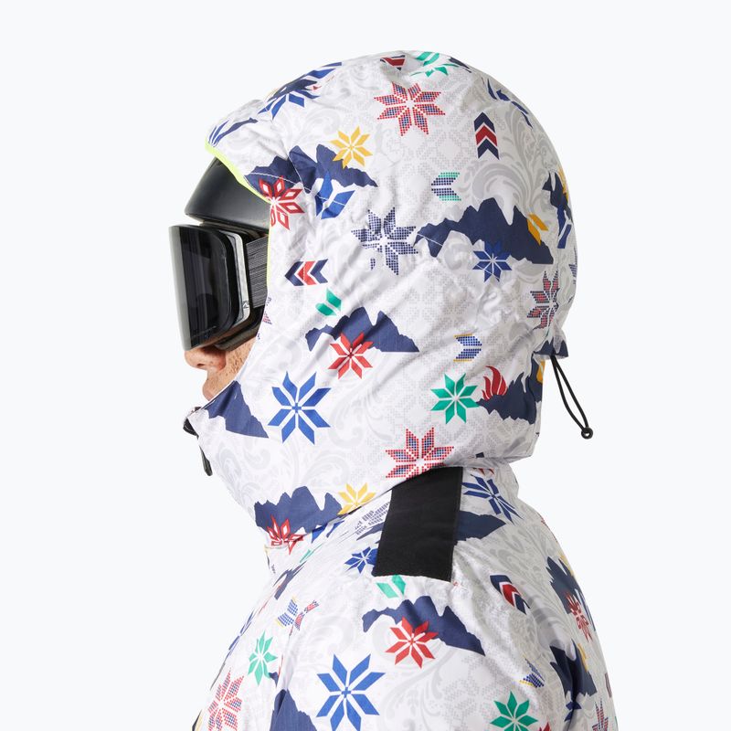 Kurtka narciarska męska Helly Hansen Kvitfjell Race Puffy white olympics 3