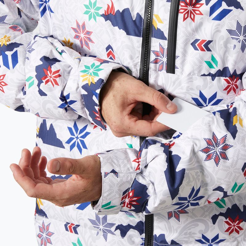 Kurtka narciarska męska Helly Hansen Kvitfjell Race Puffy white olympics 4