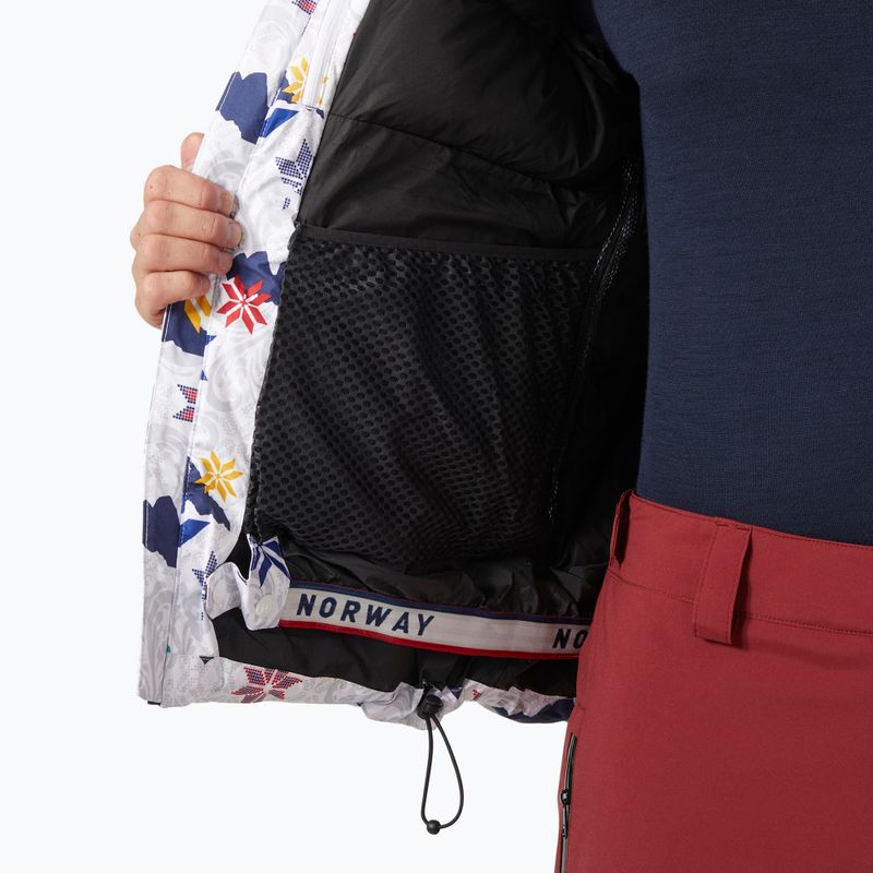 Kurtka narciarska męska Helly Hansen Kvitfjell Race Puffy white olympics 7