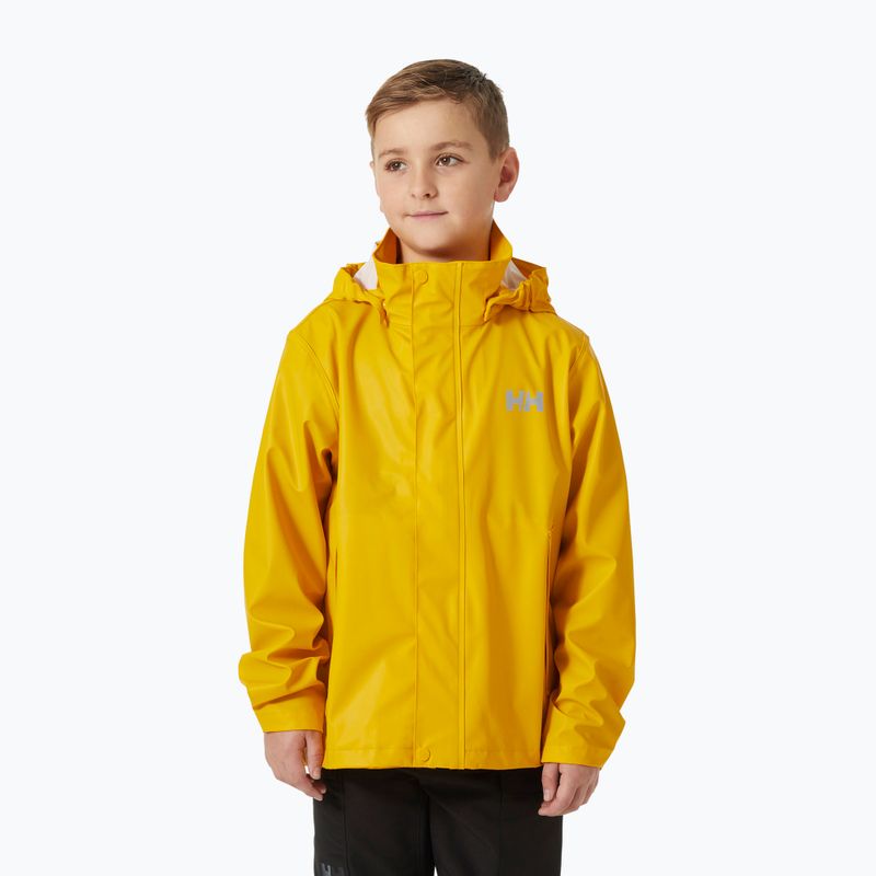 Kurtka żeglarska dziecięca Helly Hansen Moss essential yellow