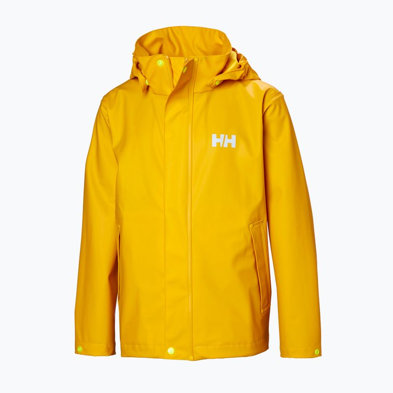 Kurtka żeglarska dziecięca Helly Hansen Moss essential yellow 6