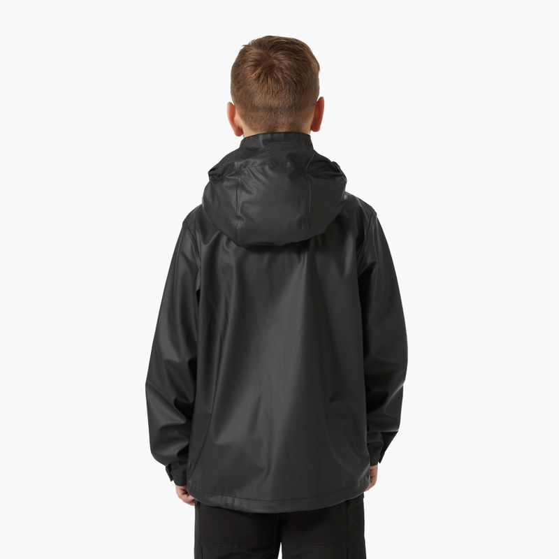 Kurtka żeglarska dziecięca Helly Hansen Moss black 2