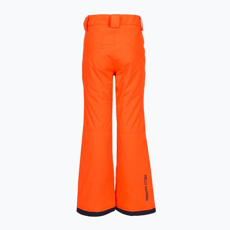 Spodnie narciarskie dziecięce Helly Hansen Legendary neon orange 6