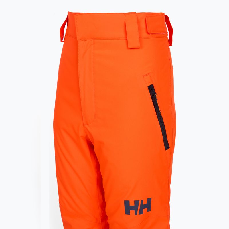 Spodnie narciarskie dziecięce Helly Hansen Legendary neon orange 7