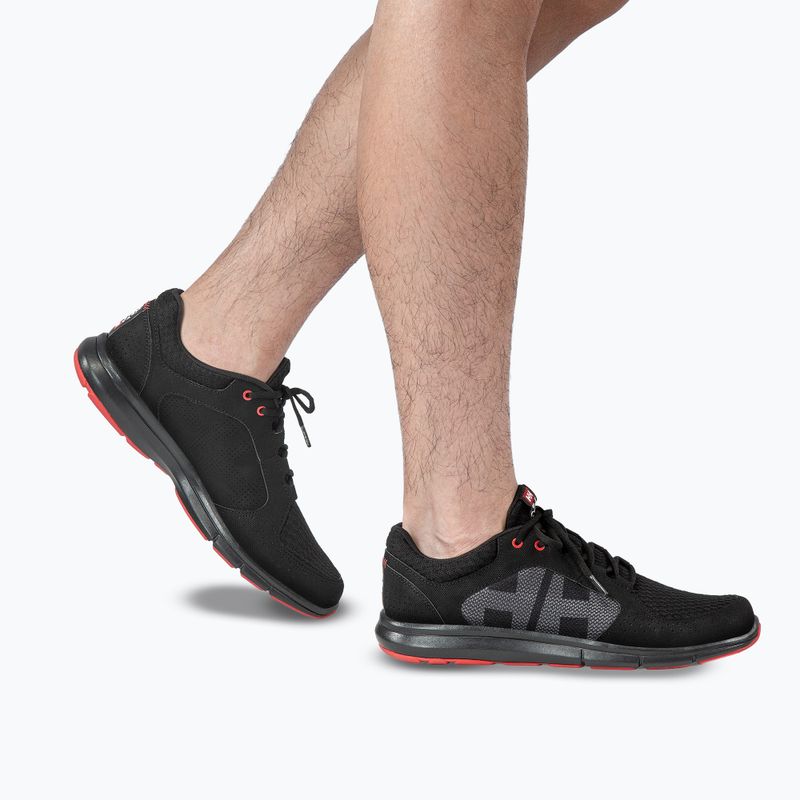 Buty męskie Helly Hansen Ahiga V4 Hydropower off black/alert red 7