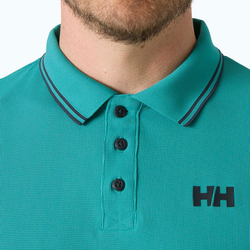 Koszulka polo męska Helly Hansen Kos Polo dark mint 3