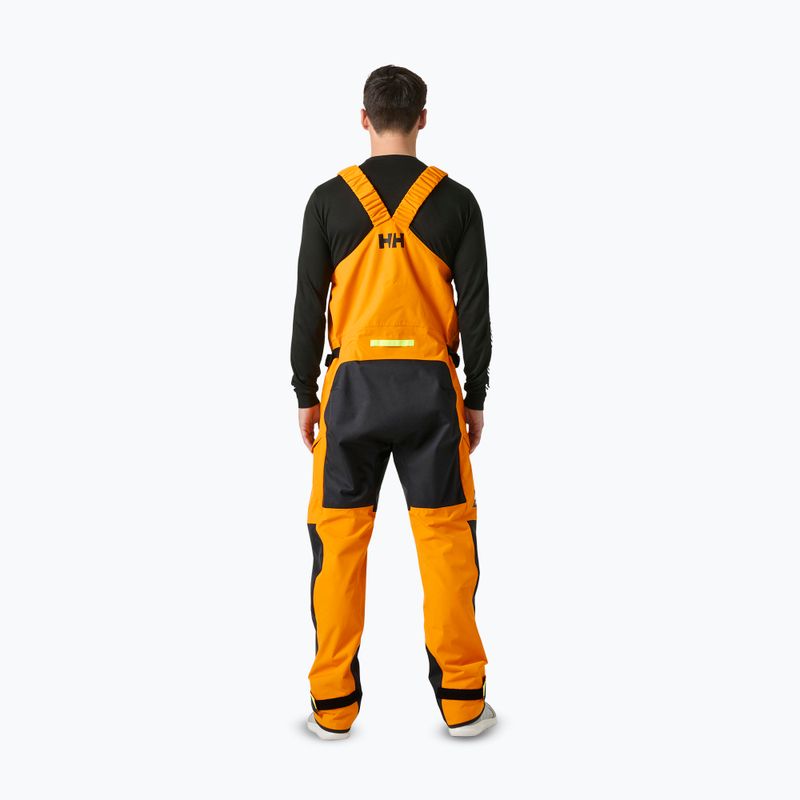 Spodnie żeglarskie męskie Helly Hansen Skagen Offshore Bib ignite orange 2