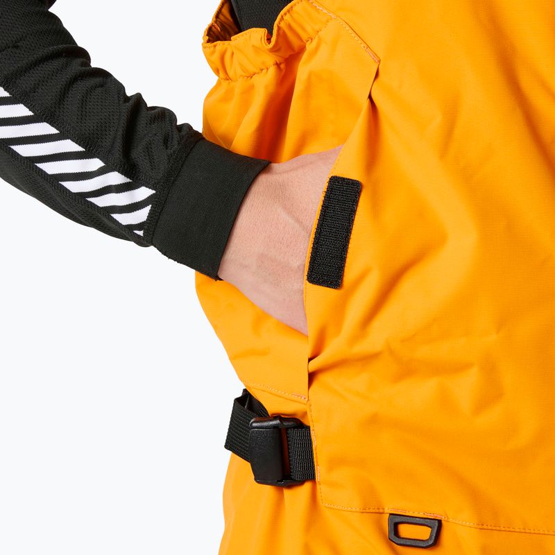 Spodnie żeglarskie męskie Helly Hansen Skagen Offshore Bib ignite orange 4