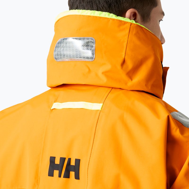 Kurtka żeglarska męska Helly Hansen Skagen Offshore ignite orange 4